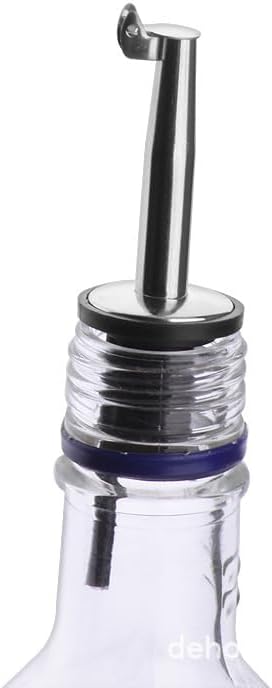 12 Pack Oil Pourers with Flip Top, Olive Oil Dispenser Spout, Speed Pour Spouts for 3/4" Bottle Mouth