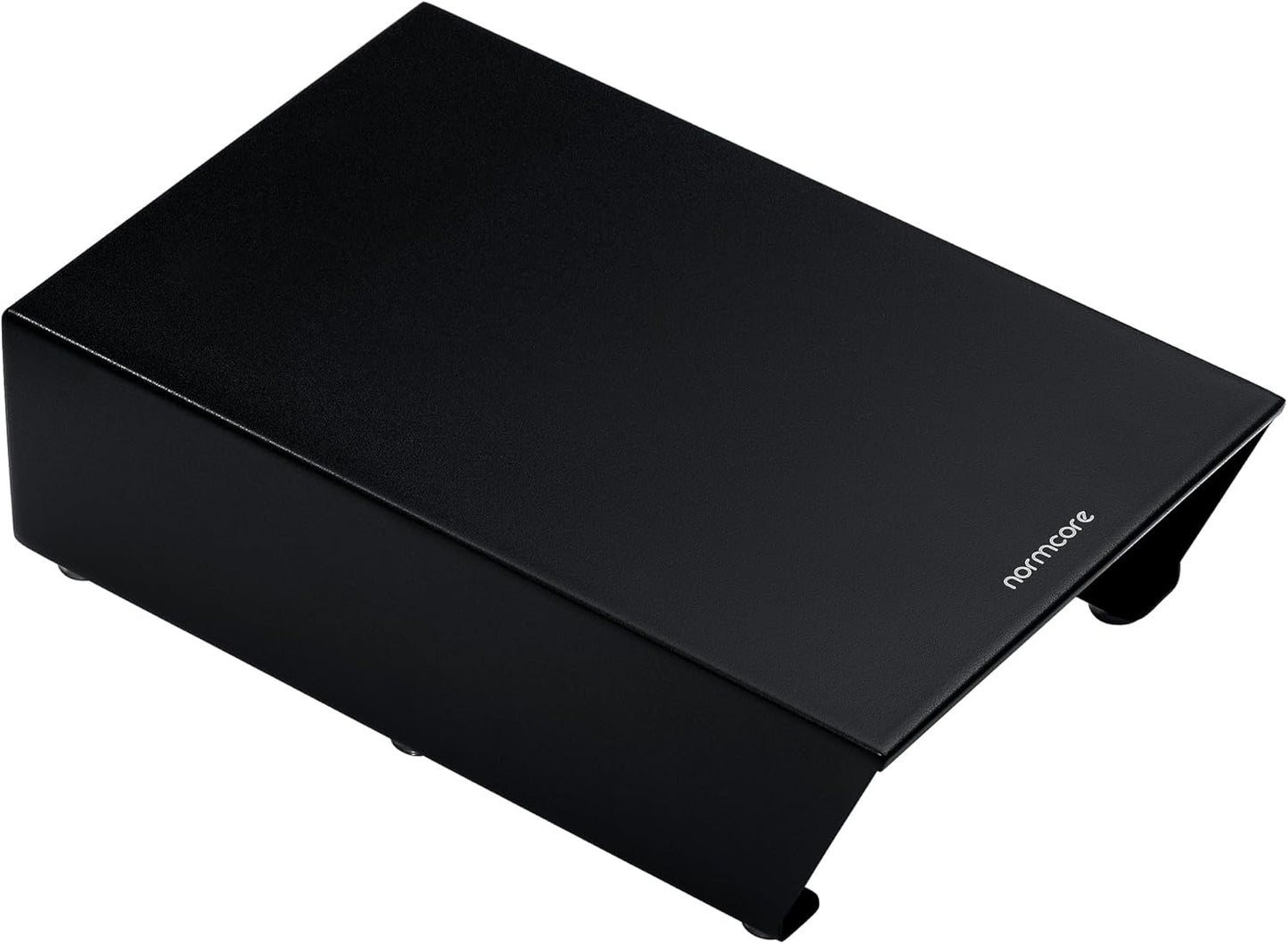 Normcore Espresso Knock Box Drawer, 304 Stainless Steel Under-Grinder Knock-Out Drawer with Walnut Wood Handle Fits Niche Zero & Fellow Ode, Shock-Absorbing Knock Bar, Size S, Matte Black