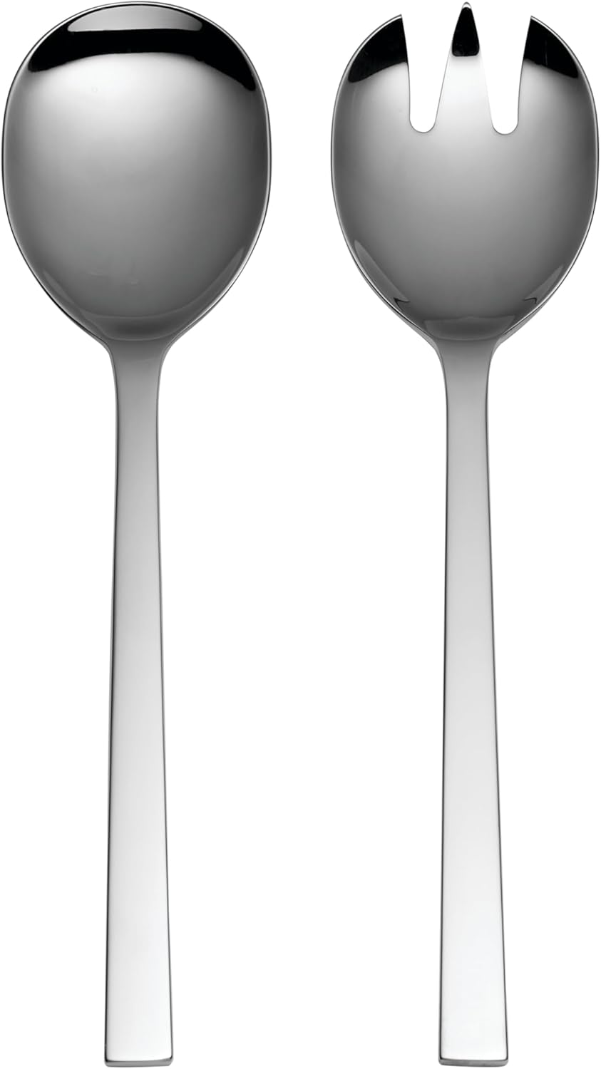Oneida Chefs Table Salad Servers, 1.00 LB, Metallic
