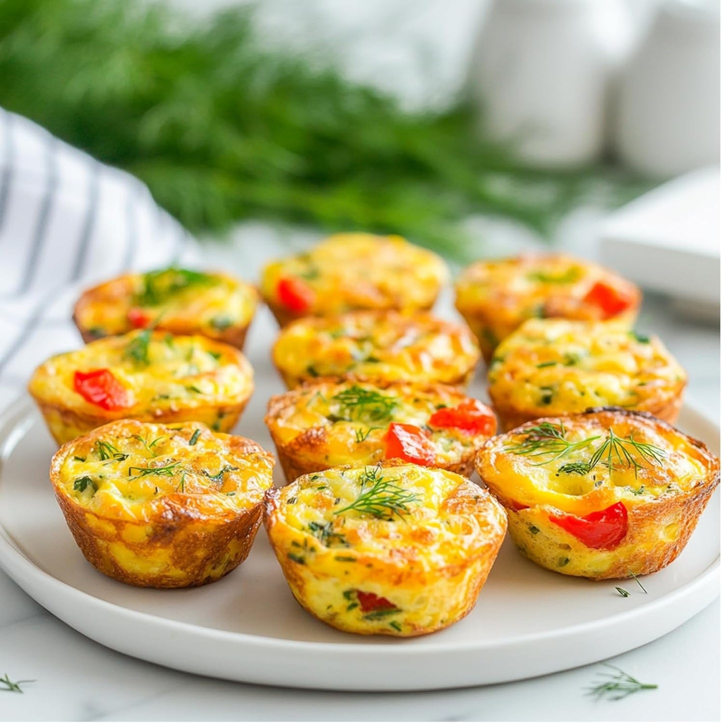 Juome Silicone Egg Bite Molds - 12 Cups Silicone Muffin Pans for Baking, Nonstick Cupcake Pan Silicone Mold for Making Tarts, Meatloaf and Mini Cheesecakes