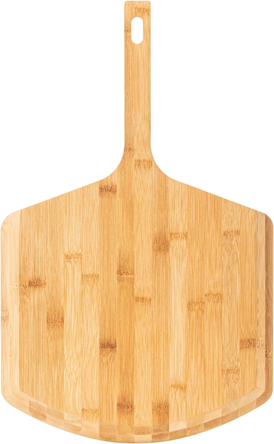 Pizza Peel 16 Inch, Natural Bamboo Pizza Peel Pizza Paddle Spatula Oven Accessory for Large Wood Pizza Board For Transferring & Serving, Wood Pizza Cutting Board for Cheese Bread Fruit Vegetables