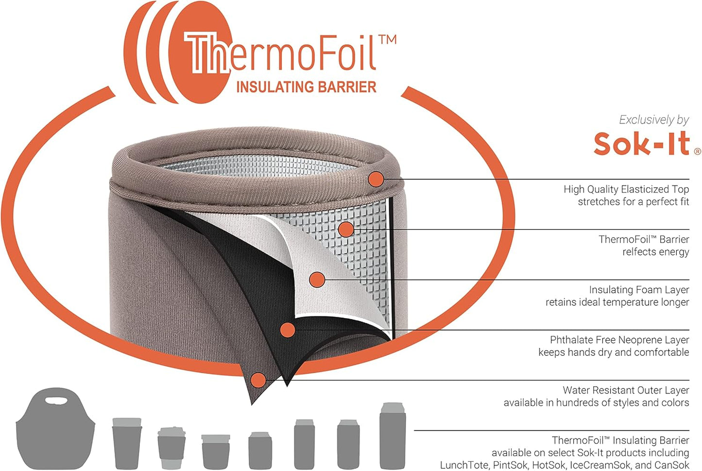 Sok It IceCreamSok Insulated Neoprene Cover (Floral Hearts, Tapered Ice Cream Pints)