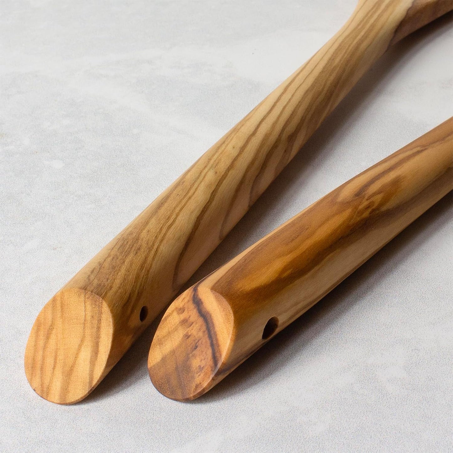 Rock & Branch Olive Wood Salad Serving Utensils, Great for Tossing and Serving Salad, Pasta and More
