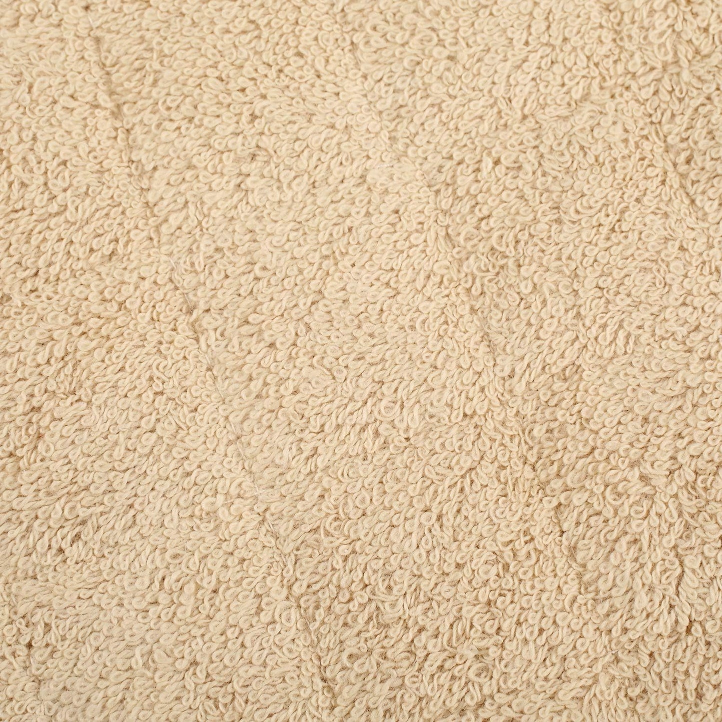 100% Cotton Kitchen Everyday Basic Terry Pot Holder Heat Resistant Coaster Potholder for Cooking and Baking Set of 5 Light Brown