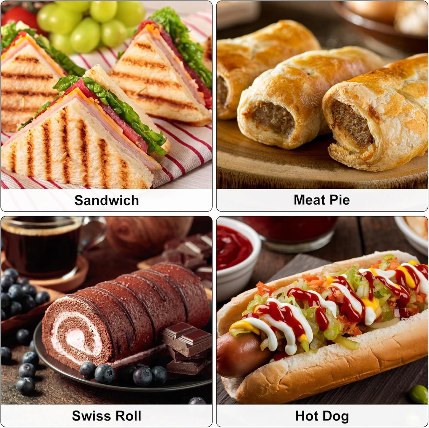 uxcell 8 Pcs Taco Holder Stand, Plastic Taco Plates Hold Up to 3 Tacos, Hollow Carved Taco Shell Holder, Dishwasher Microwave Safe, Orange