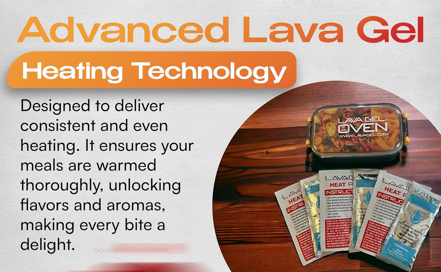 Flameless Portable Oven Kit – No-Fire Food Warmer for Camping, Hiking, Survival & Emergency | Includes 3 Single-Use Heat Pads + Drawstring Travel Bag