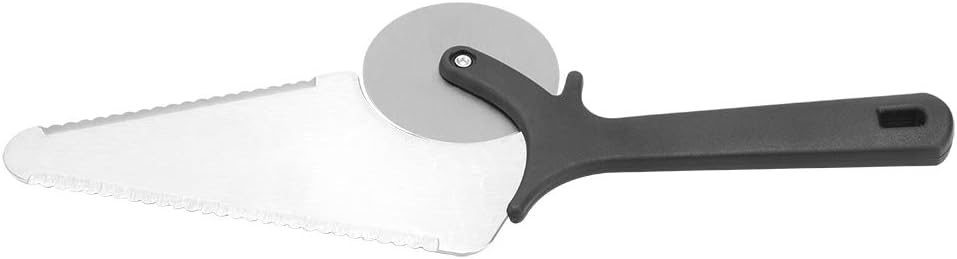 Pizza Cutter, Professional Sharp funny Classic Cutters Multifunctional Stainless Steel Pastry Pizza Wheel Cutter Shovel Spatula Tool
