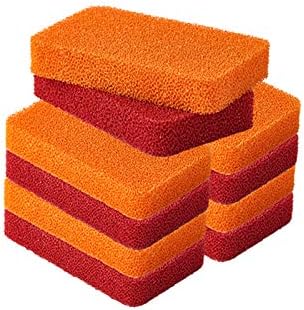 Liflicon Heavy Duty Silicone Sponges - Kitchen and Bathroom Cleaning Scrubber for Dish Washing
