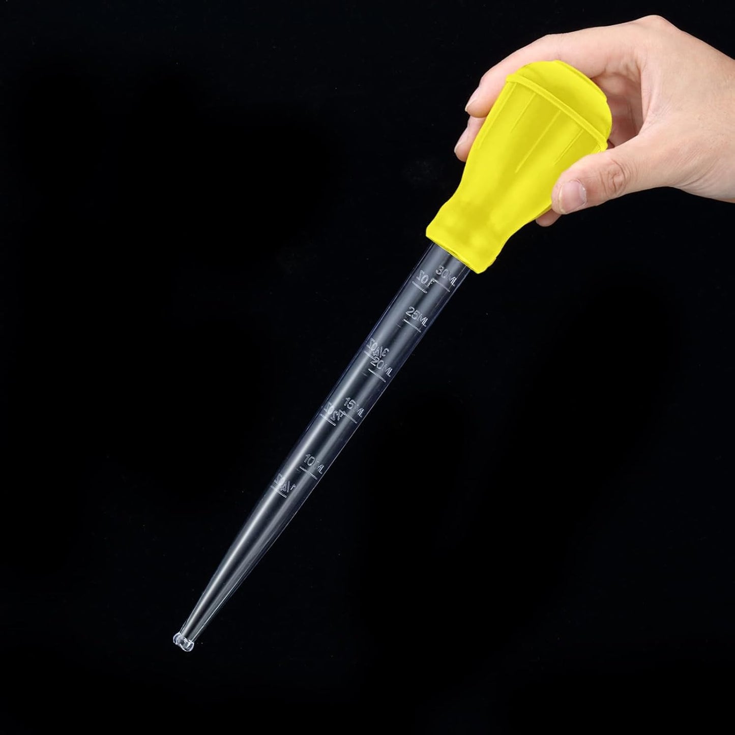 Boao 7 Pcs Heat-resistant Turkey Baster Cooking Set Includes 4pcs Large Turkey Basters for Cooking, 1 Silicone Basting Brush and 2 Cleaning Brush for BBQ Grill Butter Drippings, Glazes, Roasting Juice