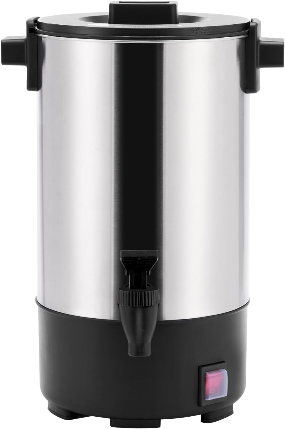 SYBO SR-CP35C Commercial Grade Stainless Steel Percolate Coffee Maker Hot Water Urn for Catering, 30-Cup, 3.5L, Metallic