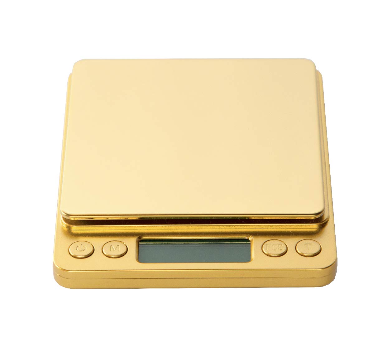 Street Kingz Gold Digital Scale - High Precision 1000g Capacity Portable Food Scale with Multi- Unit Conversion & Piece Counting - Mini Scale Includes 2 Weighing Bowls & 2 AAA Batteries