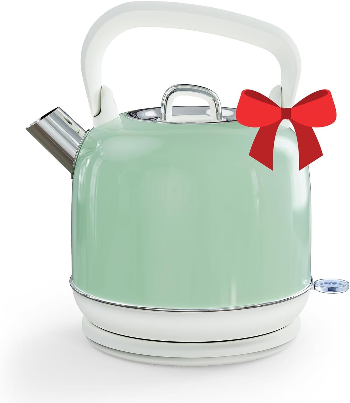 Electric Tea Kettle, 1500W Electric Kettle for Boiling Water, Food Grade Stainless Steel 2L Tea Kettle with Ergonomic Handle, Hot Water Boiler Auto Shut-off, Boil-Dry Protection