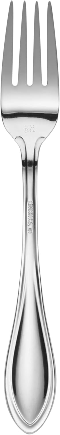 Oneida American Harmony 20 Piece Everyday Flatware, Service for 4, 18/0 Stainless Steel, Silverware Set, Dishwasher Safe, Silver