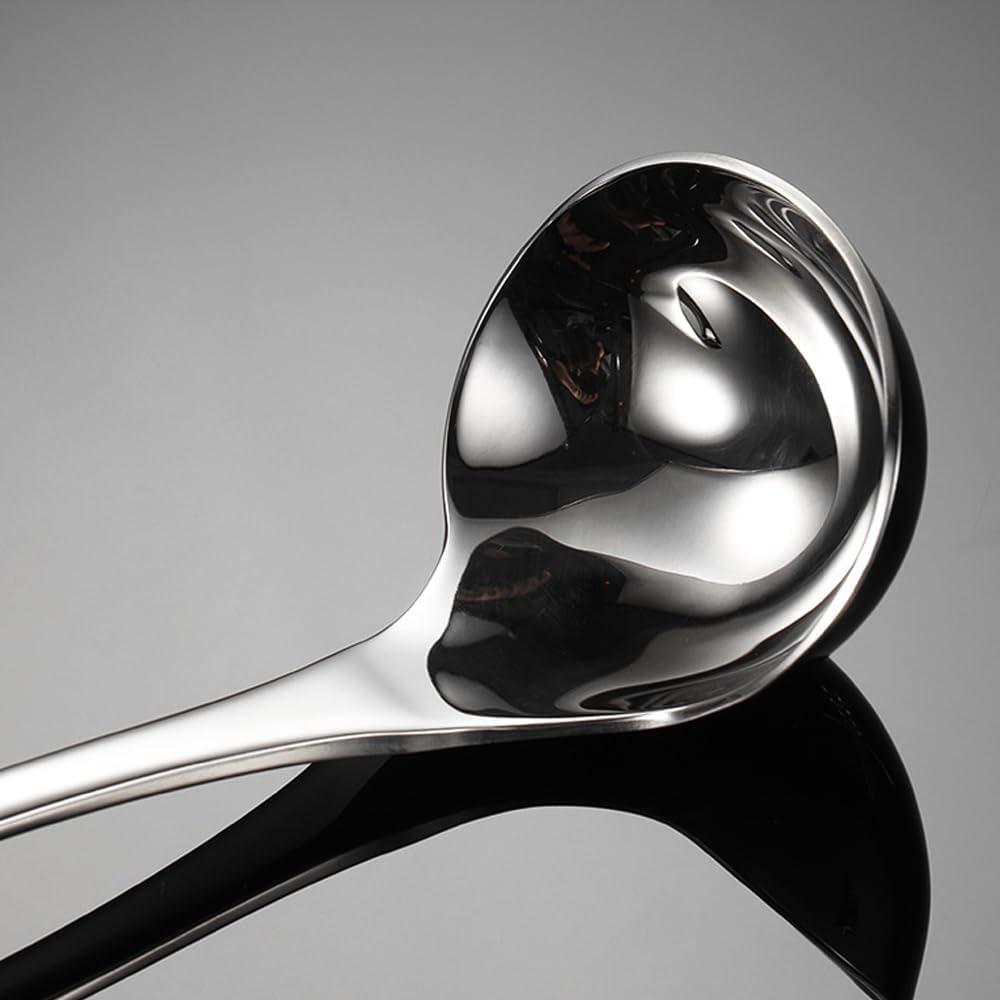 Small Gravy Ladle,Gravy spoon Heavy Duty 18/10 Stainless Steel 8.7-inch Ladle for Serving,Dishwasher safe,Silver,1Pack