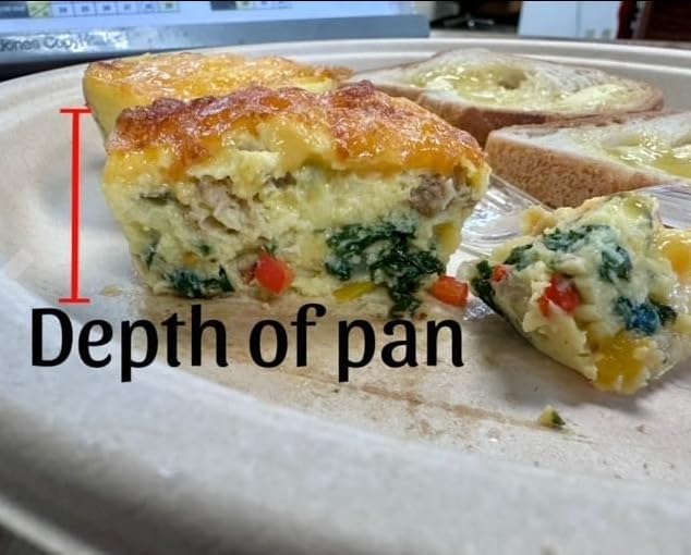 Palksky Silicone Egg Bite Molds, 2Pack 12-Cavity Muffin Pan for Baking, Tarts, Nonstick Cupcake Pan