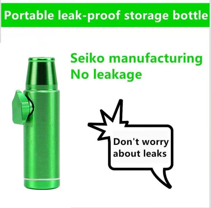 3 Pack Mini Pepper Shaker,Premium Metal Spice Dispenser and Sweetener Portable Travel Storage (Anodized Aluminum)