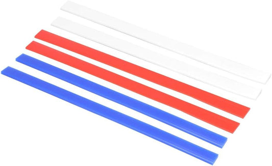 Silicone Measuring Dough Strips - 6PCS Non-Stick Baking Thickness Guides for Even Pastry/Cookie/Fondant, Professional Measuring Rulers with Rolling Pin Guide, Kitchen Baking Tools