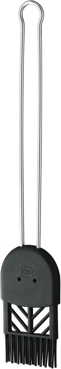 Rösle Stainless Steel & Silicone Pastry Brush, 1.8-inch