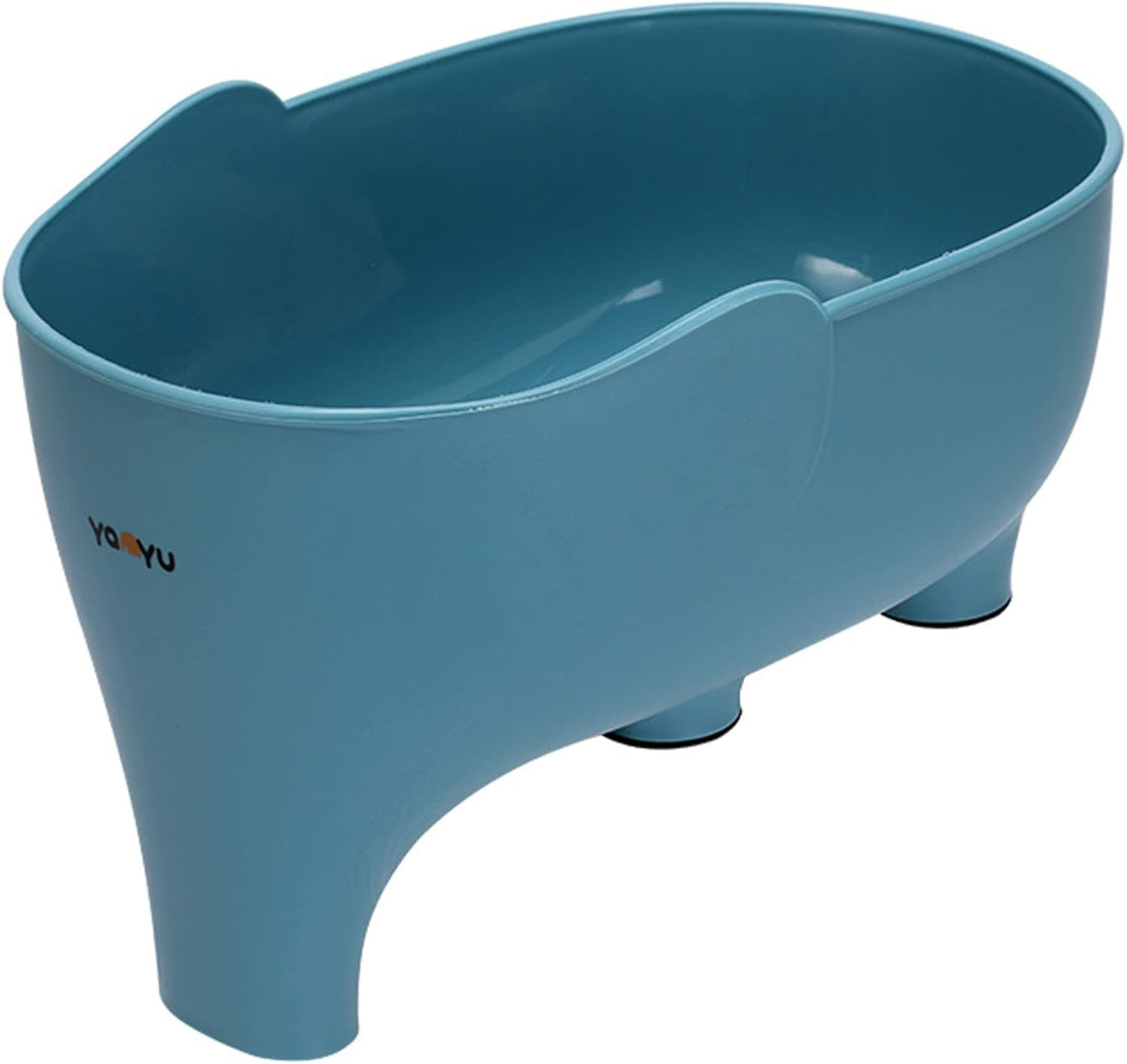 Vegetables Washing Basket Elephant Drainage Basket Fruit Basket for Draining Pasta Noodles Kitchen (Blue)
