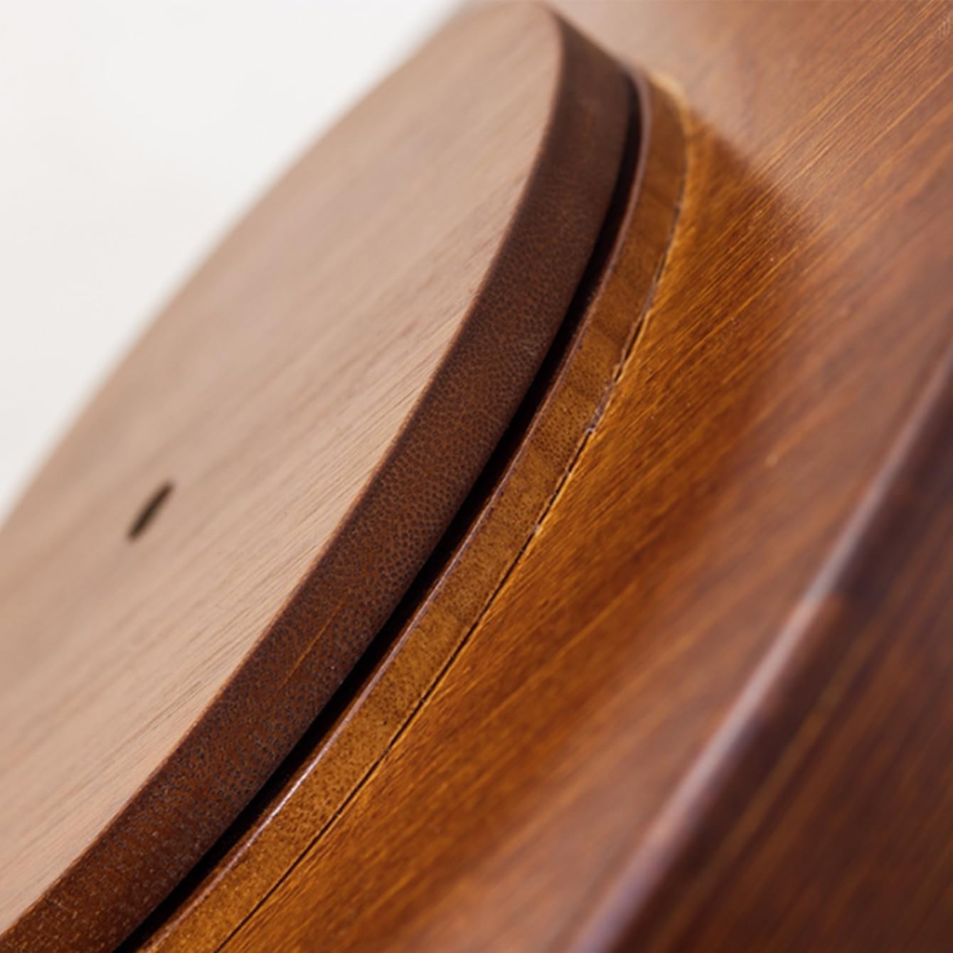 Bamboo Lazy Susan Organizer, 12'' Non-Skid Round Tray, Rotating Spice Rack, Condiment Oil Organizer, Large Lazy Susan Turntable for Cabinet, Kitchen, Bathroom, Table