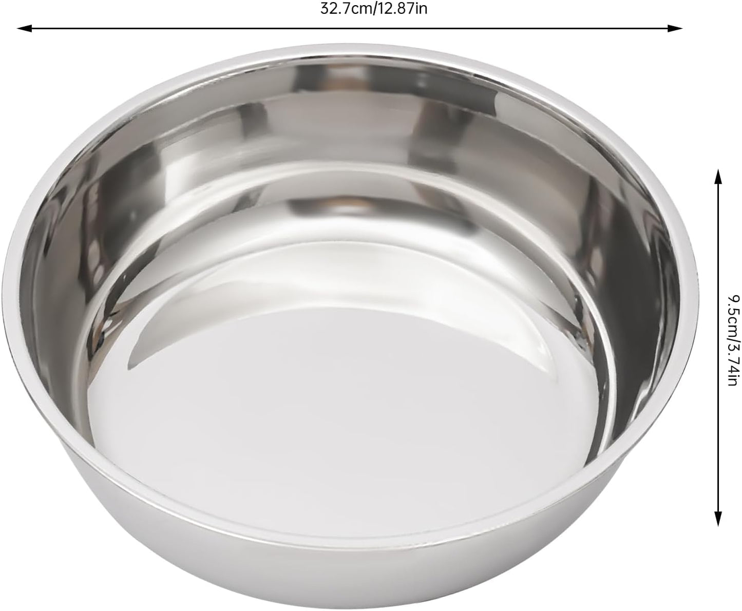 Chafing Dish Buffet Set Silver Accent, 4.5L Round Stainless Steel Chafer, Upgraded Buffet Servers and Warmers Set Warming Tray for Wedding, Parties, Banquet and Events (Gold)