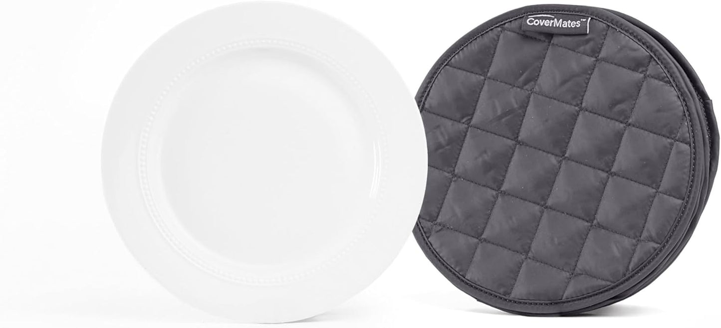 Covermates Keepsakes - Quilted Divider Set - Set of 4 - Scratch & Breakage Protection - Stain Resistant - Machine Washable - China Storage, Slate