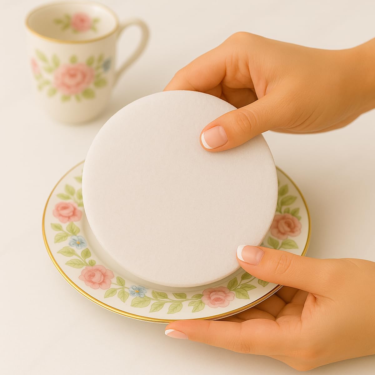 Serving Platter Storage - Quilted Microfiber China Organizer Box with Dividers, Protects & Organizes Up to 12 Plates of 10" - Ideal for Seasonal Dishware Protection