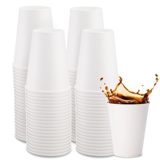 Freshware Coffee Cups 12 oz [1000 Pack] Disposable Paper Cups for Hot or Iced Coffee Cup, Slushie Cup, Milkshakes, Smoothies, and Tea