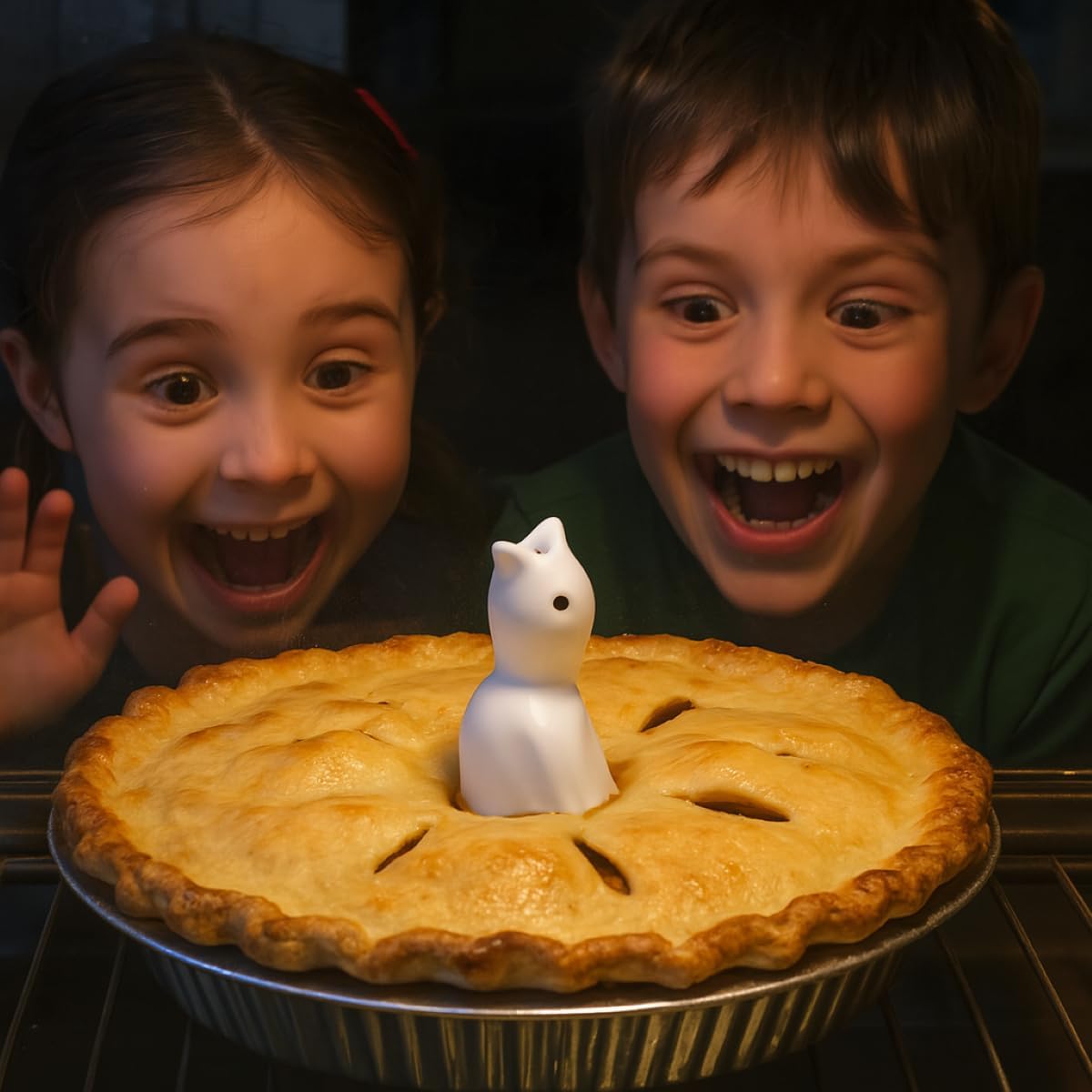 Mrs. Anderson's Baking Pie Bird, 3.75-Inches, Fine White Porcelain