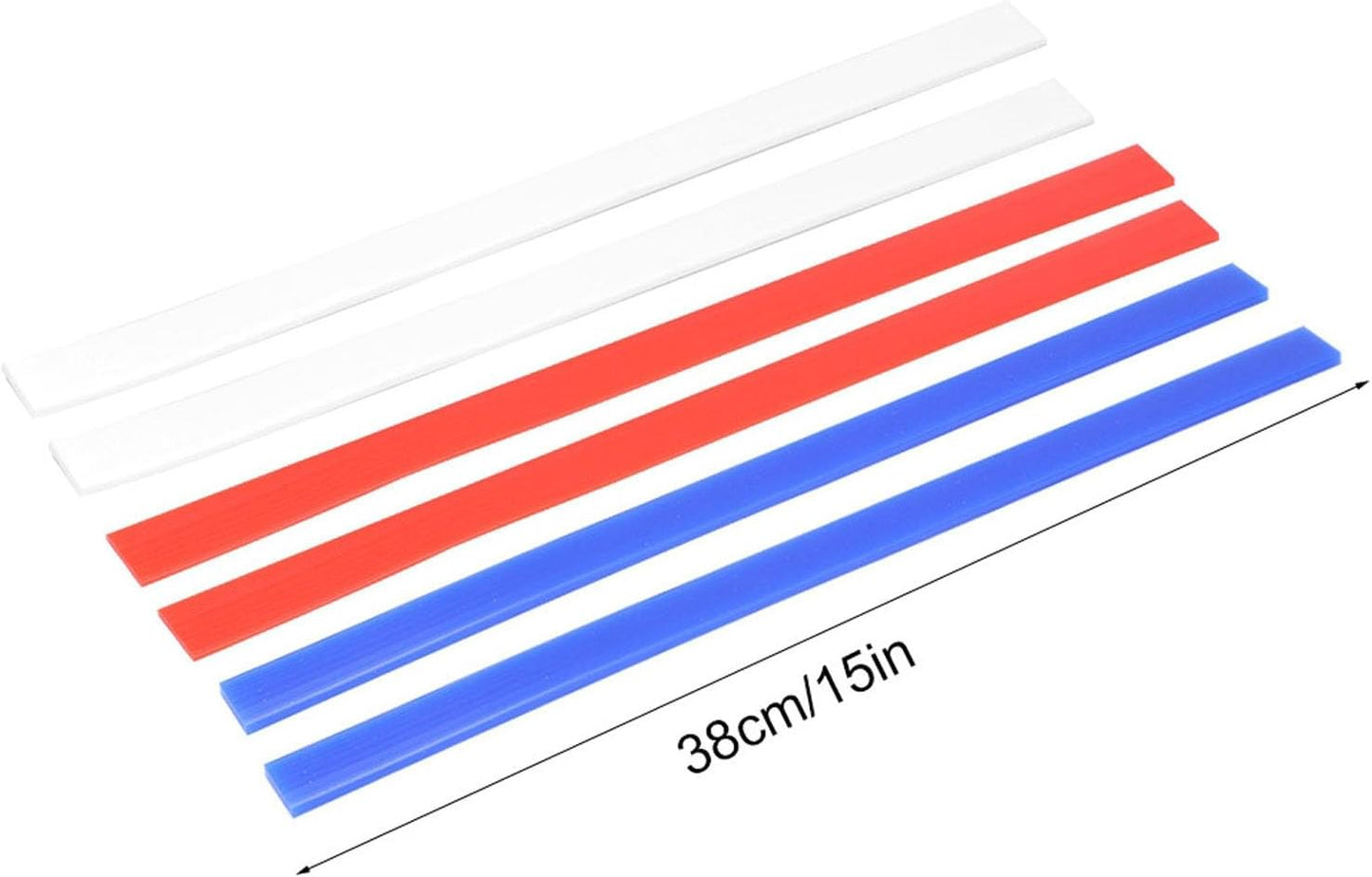 6PCS Silicone Rolling Pin Guides, 2/4/6 mm Guide Sticks Baking, Professional Silicone Ruler Guide, for Pastry Cookies Baking Kitchen Restaurant