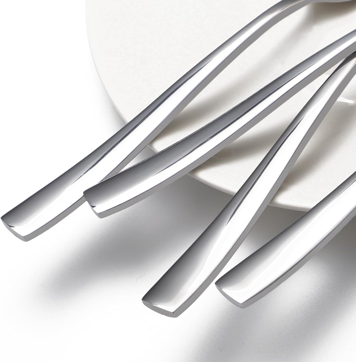 8-Piece Spoons Set, 7 Inch Stainless Steel Teaspoon, Tablespoon, Silverware Spoons for Home,Kitchen or Restaurant, Dishwasher Safe