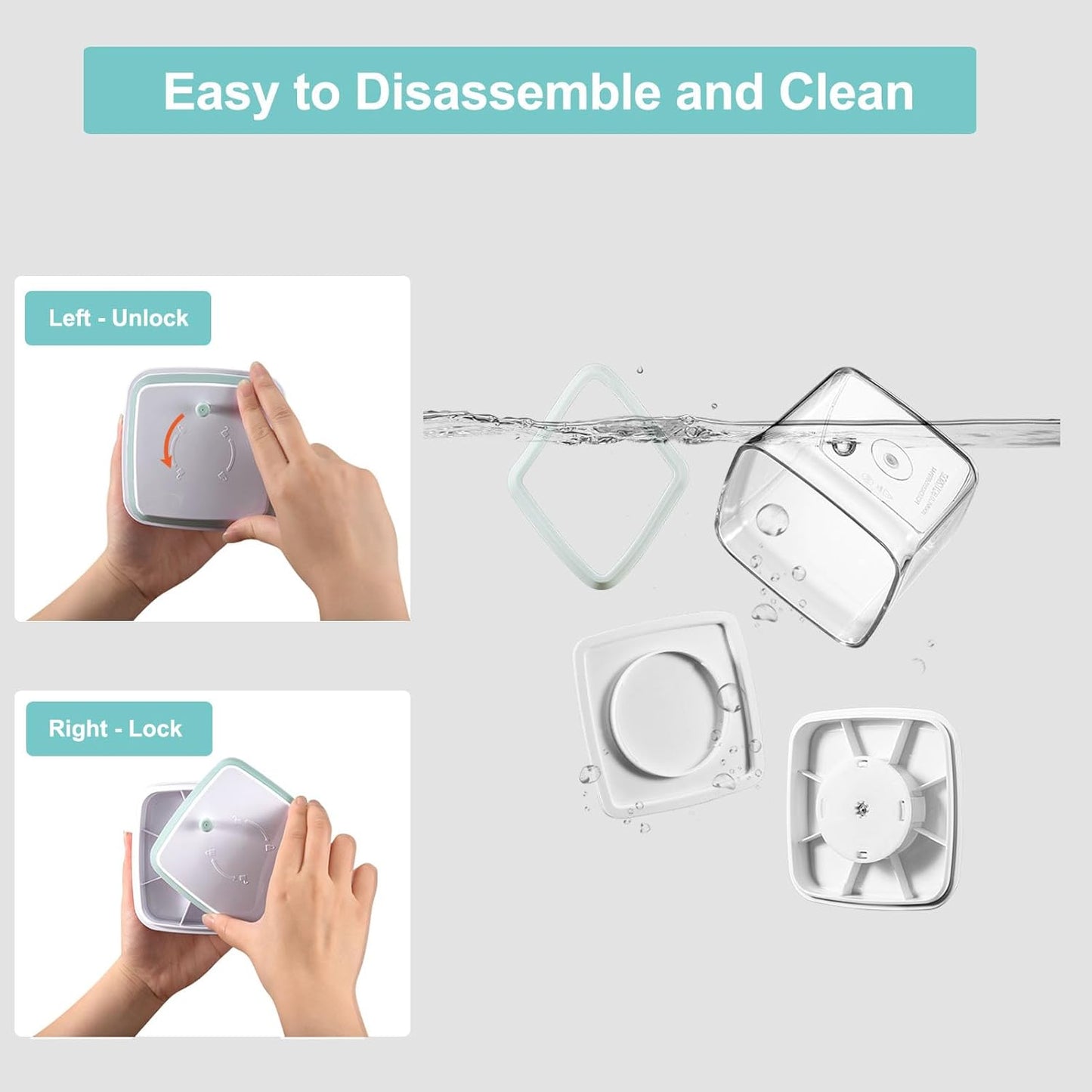 Pop Containers with Lids - Stackable Airtight Food Storage, Kitchen Pantry Storage Containers for Snacks Candy Salt Herbs Spices BPA-Free (1200ML*3)