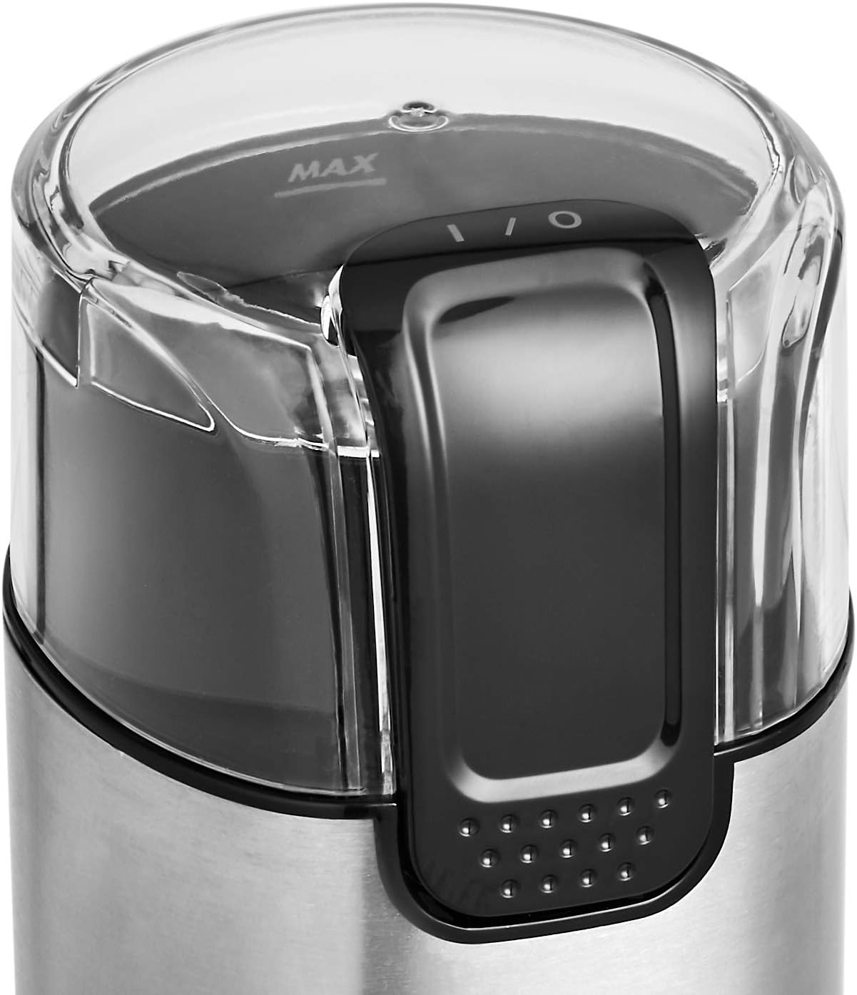 Amazon Basics Electric Coffee Grinder, Coffee Bean and Spice Grinder, With Heavy-Duty Stainless Steel Grind Blades