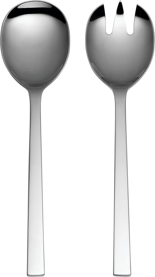 Oneida Chefs Table Salad Servers, 1.00 LB, Metallic