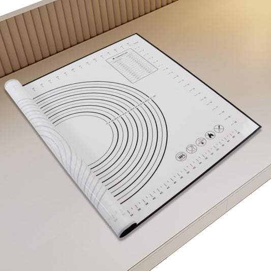 32x24" Extra Large Dough Mat Silicone Baking Mats for Rolling Pastry,Kneading Sourdough Bread Baking Supplies Black