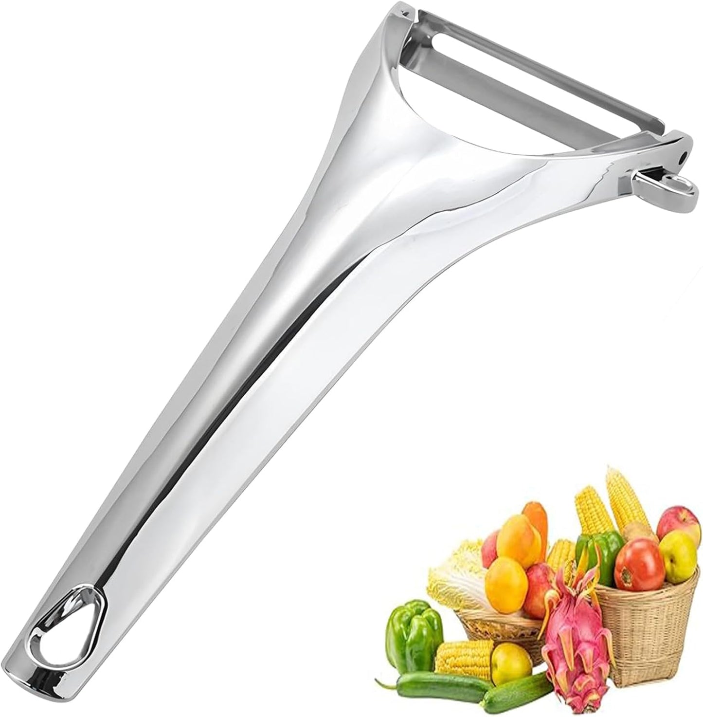 Peeler Stainless Steel Sharp Blade Ergonomic Handle for Vegetables Fruit Potato Carrot Apple