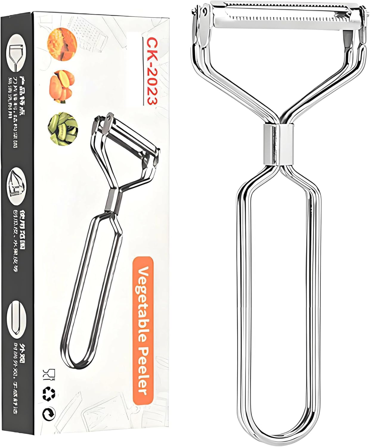 Best Vegetable Carrot Potato Peelers for Kitchen, Just Like Mom's old steel Fruits Peeler (steel)