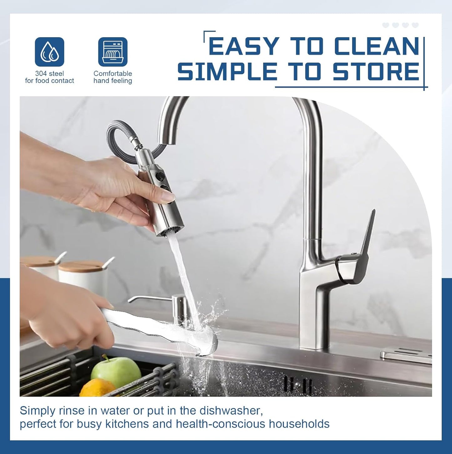 Stainless Steel Citrus Peeler Tool - Effortless Fruit Peeler for Oranges, Lemons, Grapefruits - Ergonomic Kitchen Gadget with Sharp Blade, Rust-Resistant & Easy Storage (5.1 Inch, 0.06lbs)