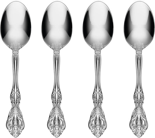 Oneida 2765004C Michelangelo Fine Flatware Dinner Spoons, Set Of 4