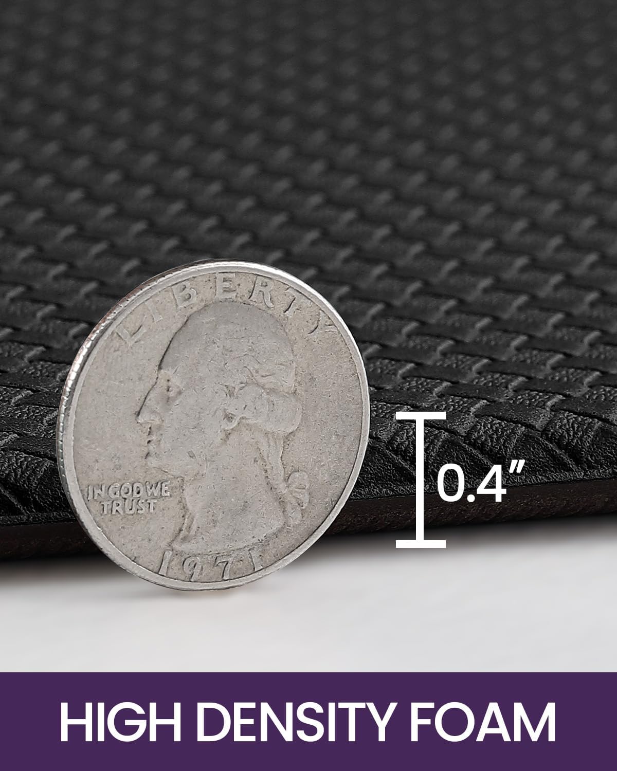 DEXI Kitchen Floor Mats Cushioned Anti Fatigue,17x59, Standing Runner Rug Waterproof, Comfort Memory Foam Padded for Front Sink Laundry, Black