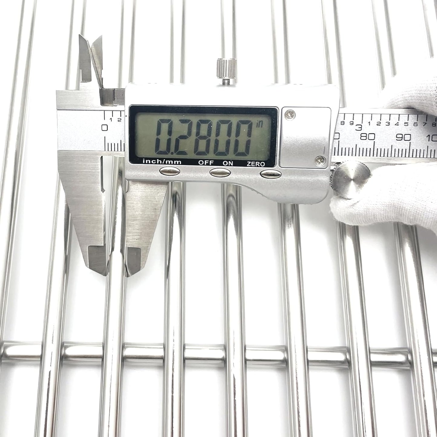 16517 Stainless Steel 4 Cooking Grid Grates Replacement for Bull Angus 47628 47629 Outlaw 26038 26039 69008 69009 65073 87049 Lion Premium L75000 Gas Grill 19-1/4"