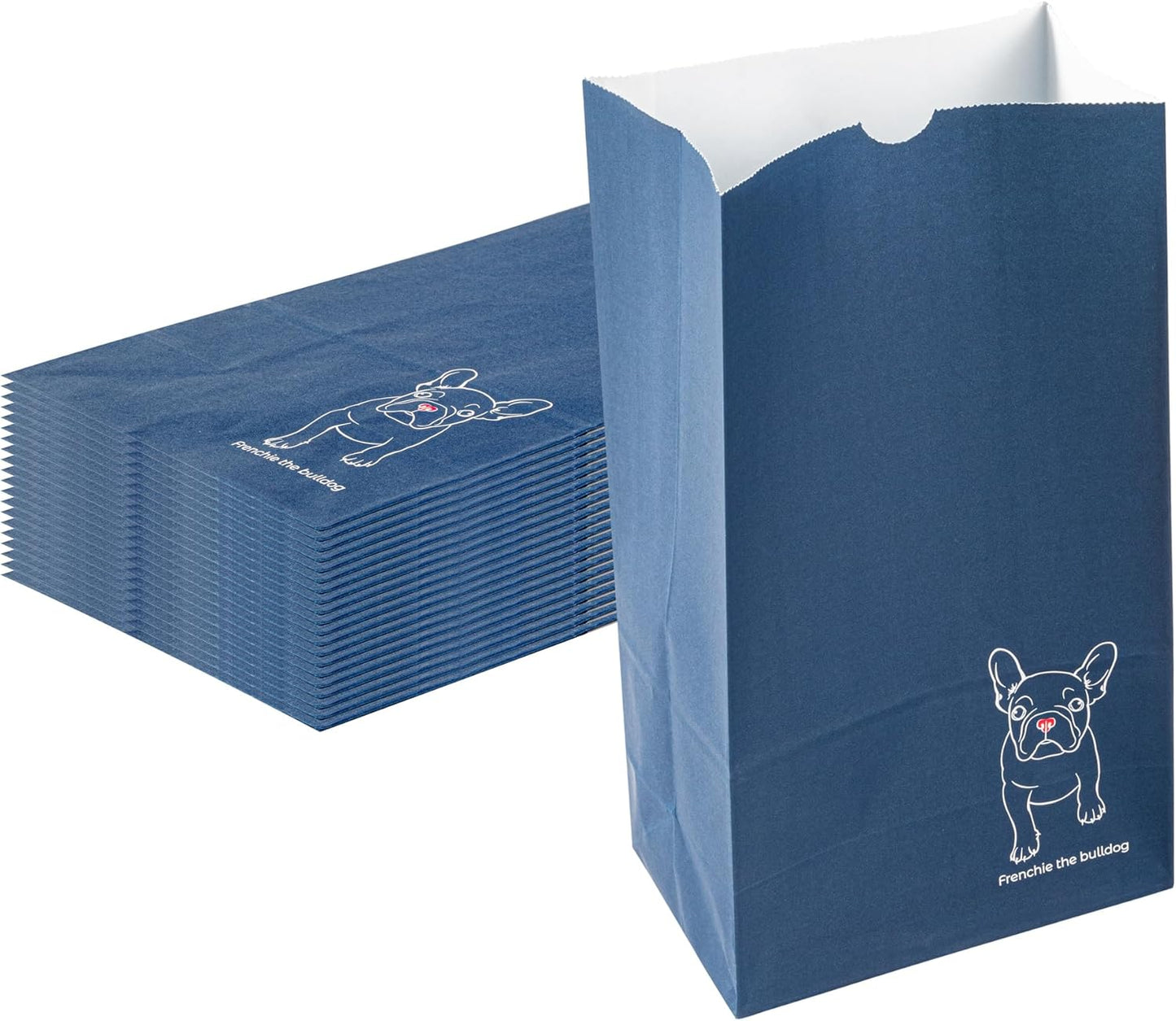 Bag Tek 12 LB Disposable Lunch Bags, 100 Sturdy Take Out Bags - Flat Bottom, Great For Restaurants, Cafes, And Bakeries, Frenchie Paper Popcorn Bags, Versatile, For Grocery - Restaurantware