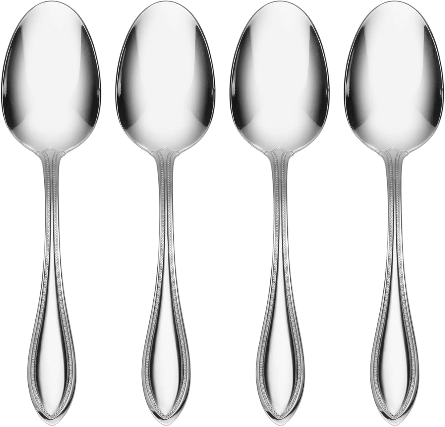 Oneida American Harmony Everyday Flatware Dinner Spoons, Set of 4