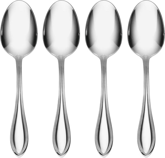 Oneida American Harmony Everyday Flatware Dinner Spoons, Set of 4