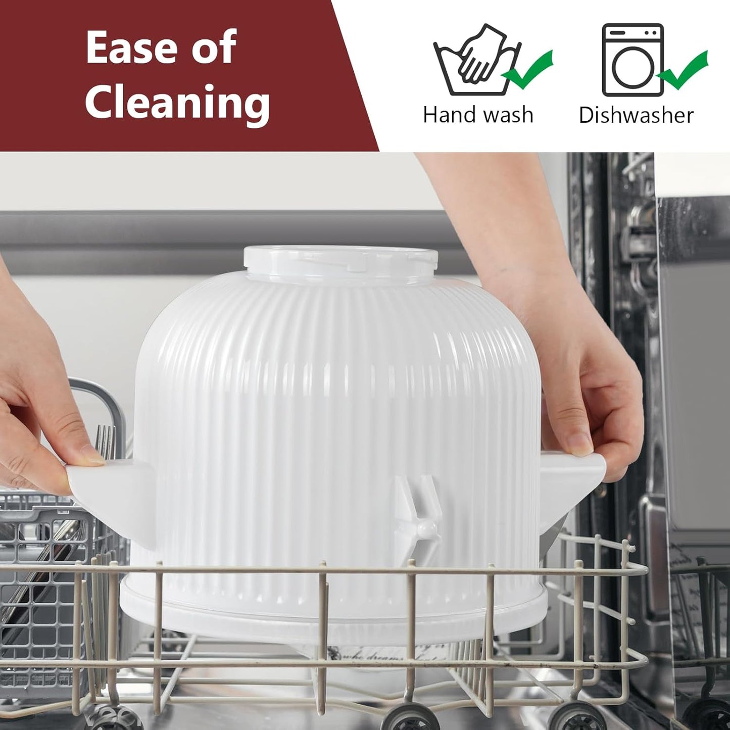 Ice Cream Maker Attachment for Kitchenaid, 2 Quart Frozen Ice Cream Bowl for Stand Mixer 4.5/5/6/7QT, Sorbet Gelato Maker for Homemade Ice, Dessert, Yogurt