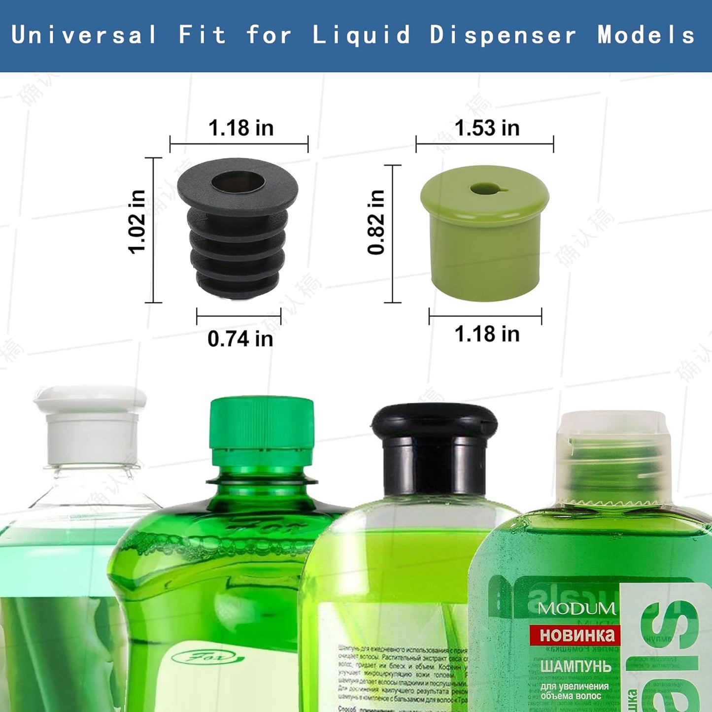 Soap Dispenser for Kitchen Dish Sink Built in Soap Dispenser Pump Gold with 47" Extension Tube Kit