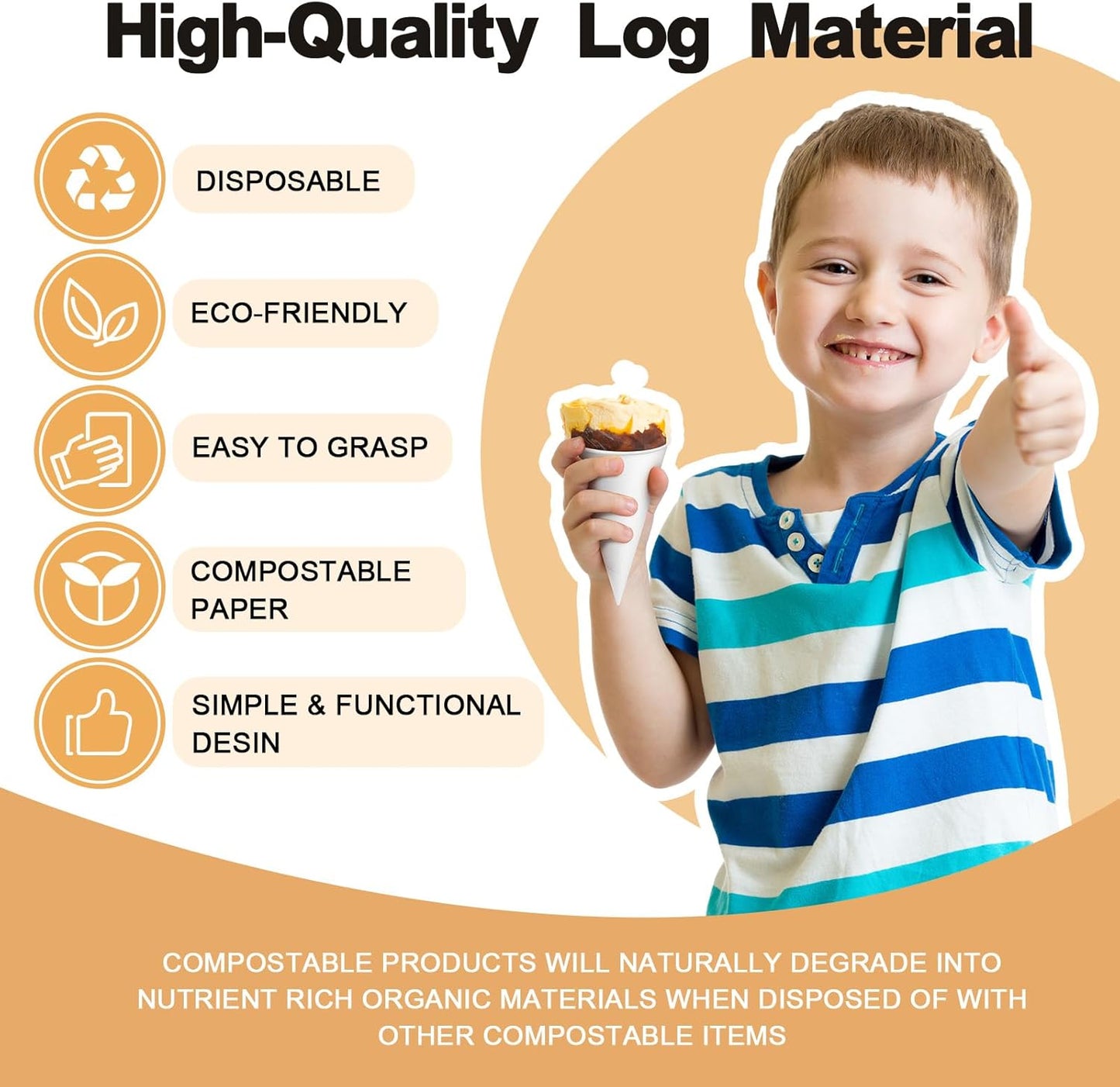 Roshtia 200 Pcs 4 oz Paper Cone Cups Thicken Disposable with 1 Cups Dispenser Pull Type Wall Mount Cup Holder Paper for Restaurants, Home, and Office, and Shaved Ice, Cold (Black)