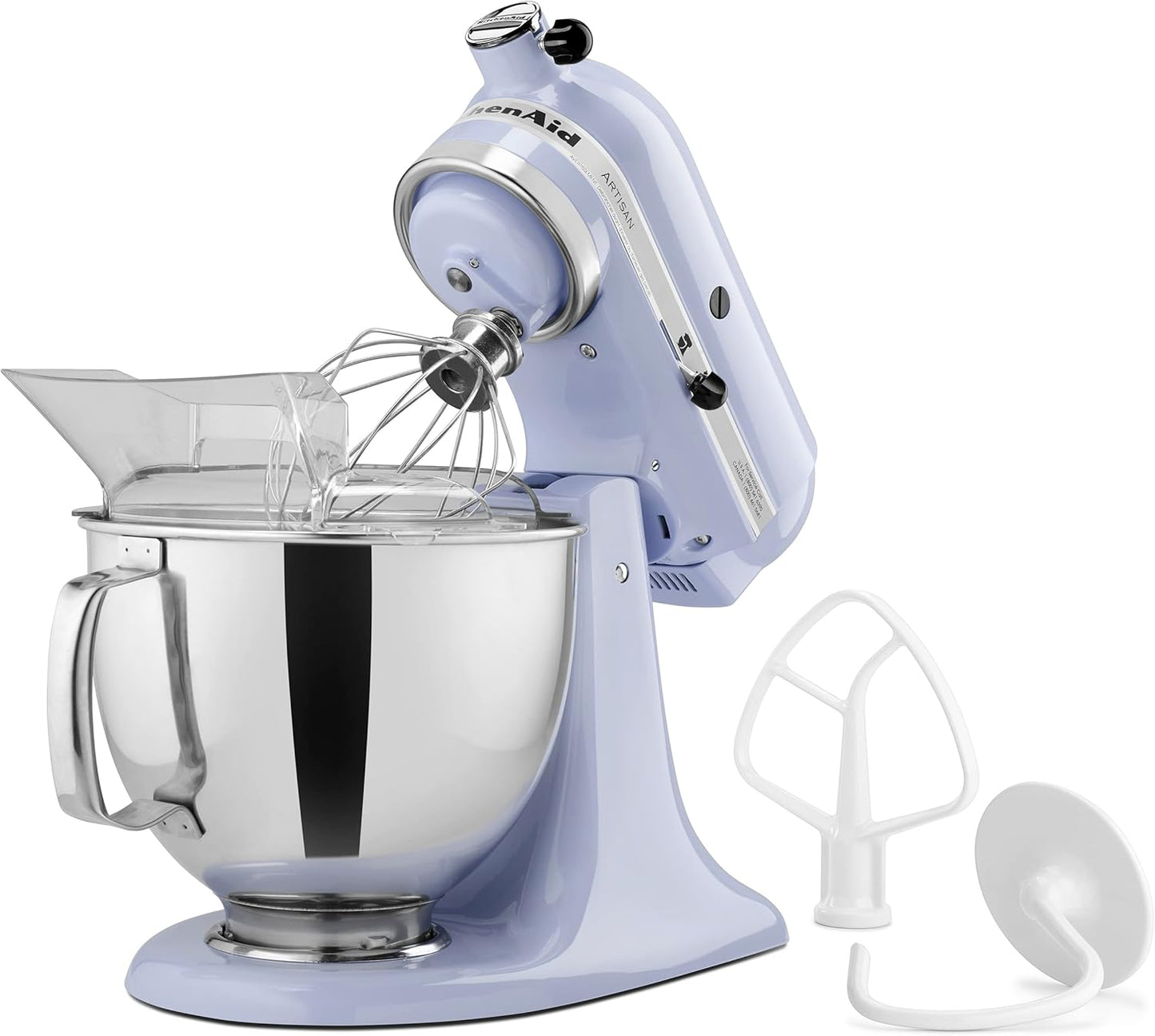 KitchenAid Artisan Series 5 Quart Tilt Head Stand Mixer with Pouring Shield KSM150PS, Lavender Cream