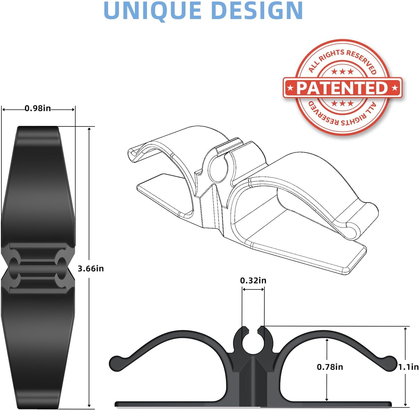 Cord Organizer for Appliances, Small 8 Pack Upgraded Kitchen Appliance Cord Organizer Stick On Appliance Wire Organizer Wrapper for Kitchen Appliances Mixers, Coffee Maker, Pressure Cooker