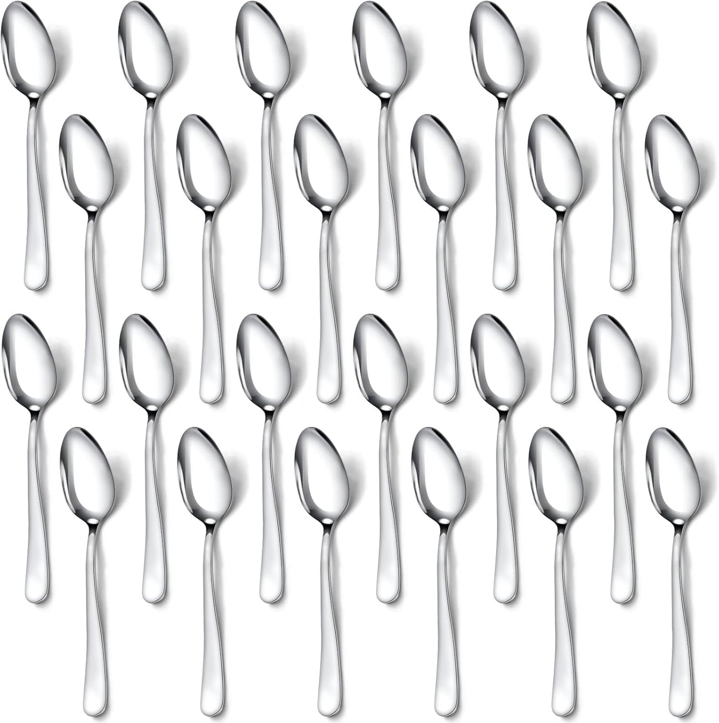 Coffee Spoons, 24-Piece Espresso Spoons, 4.7-Inch Small Spoon for Coffee, Tea, Desserts & Appetizers, Dishwasher Safe